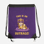 This Is An Outrage-None-Drawstring-Bag-kg07