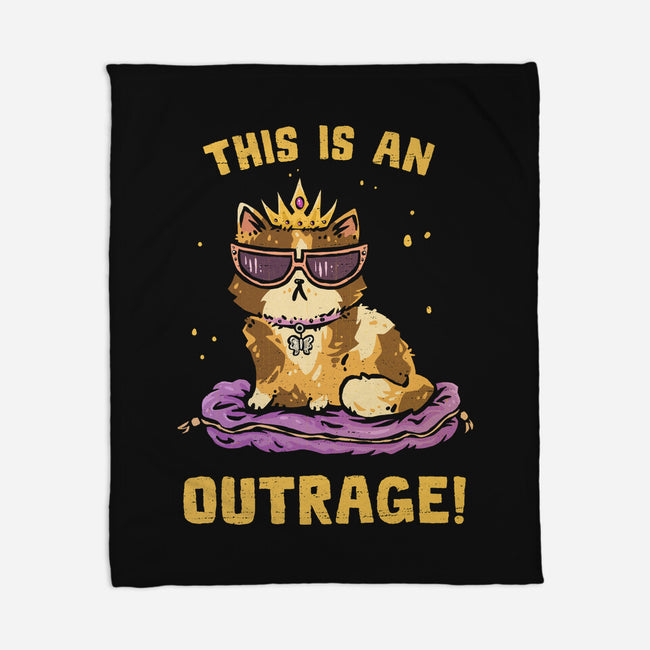 This Is An Outrage-None-Fleece-Blanket-kg07