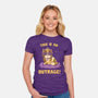This Is An Outrage-Womens-Fitted-Tee-kg07