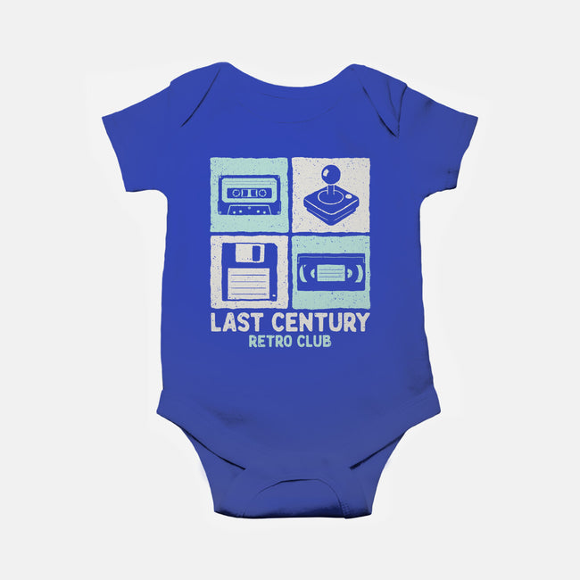 Last Century Retro Club-Baby-Basic-Onesie-NMdesign