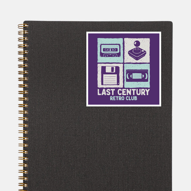 Last Century Retro Club-None-Glossy-Sticker-NMdesign