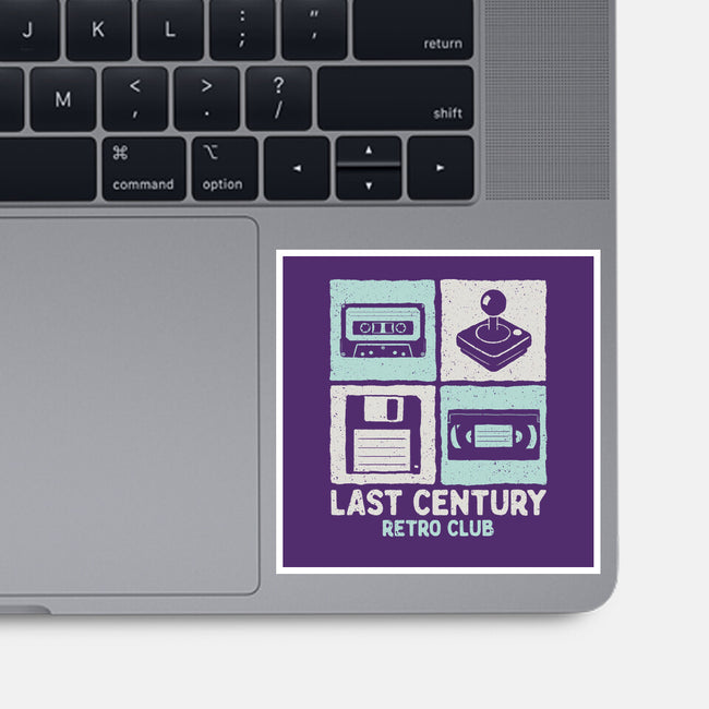 Last Century Retro Club-None-Glossy-Sticker-NMdesign