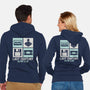Last Century Retro Club-Unisex-Zip-Up-Sweatshirt-NMdesign