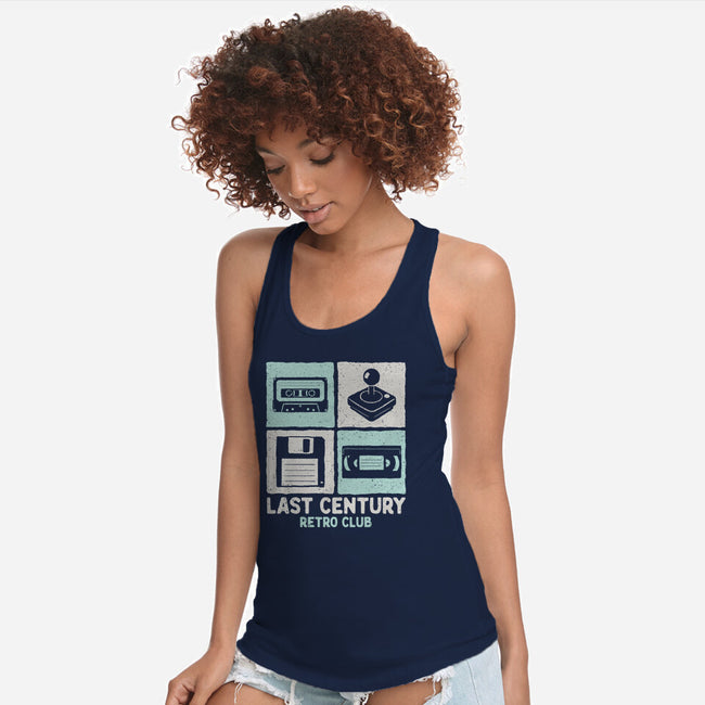 Last Century Retro Club-Womens-Racerback-Tank-NMdesign