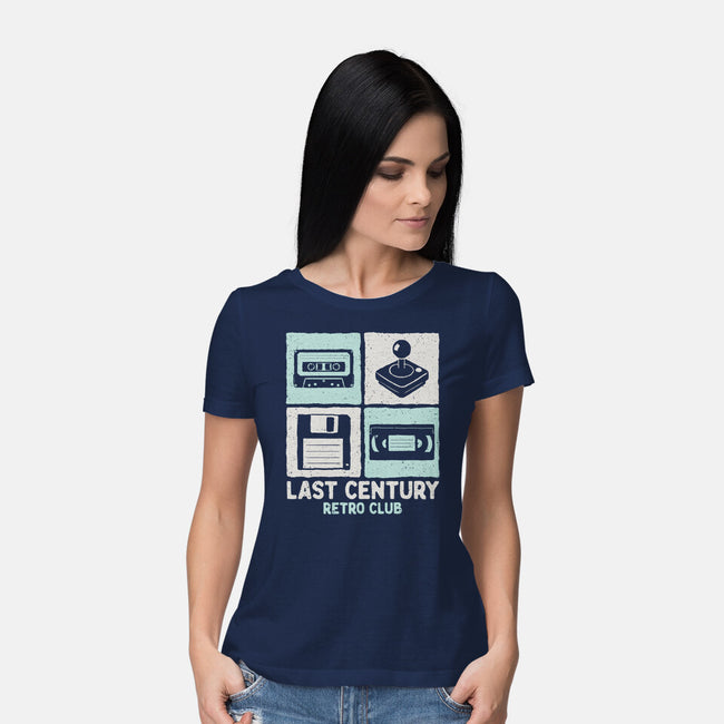 Last Century Retro Club-Womens-Basic-Tee-NMdesign