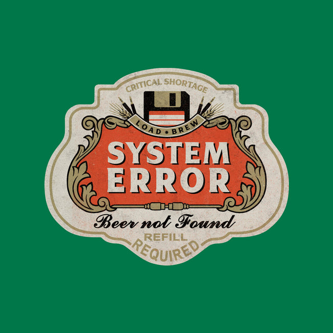 System Error Beer Not Found-None-Drawstring-Bag-NMdesign