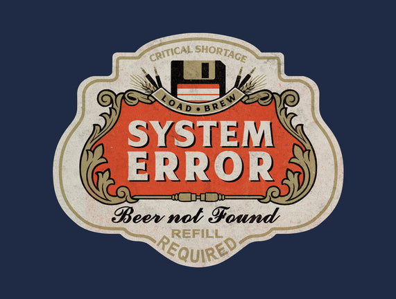 System Error Beer Not Found