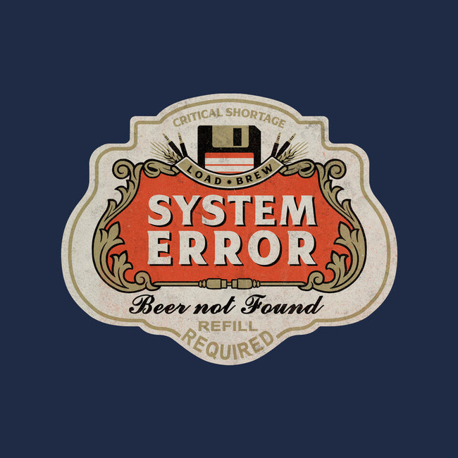 System Error Beer Not Found-Womens-Racerback-Tank-NMdesign