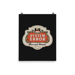 System Error Beer Not Found
