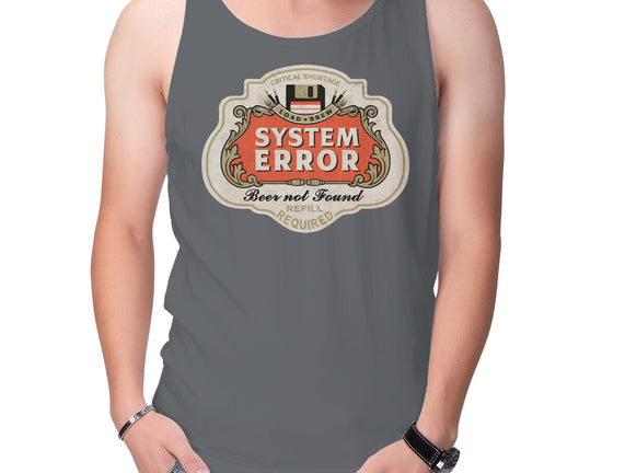 System Error Beer Not Found