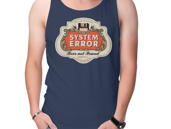 System Error Beer Not Found