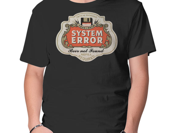 System Error Beer Not Found