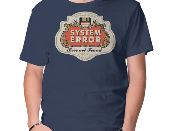 System Error Beer Not Found