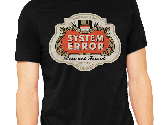 System Error Beer Not Found