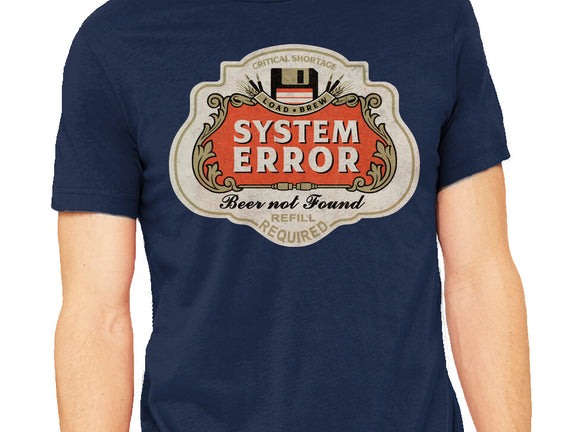 System Error Beer Not Found