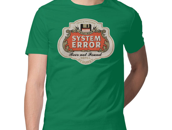 System Error Beer Not Found