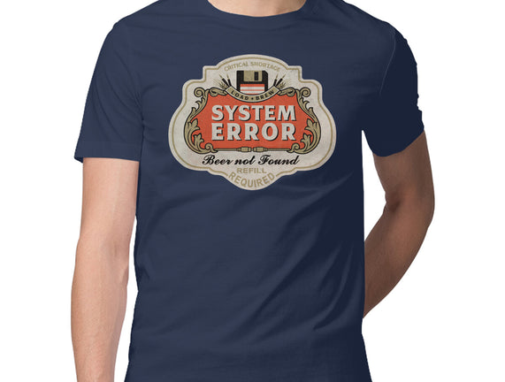 System Error Beer Not Found