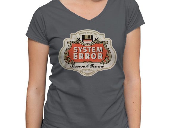 System Error Beer Not Found