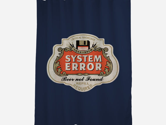 System Error Beer Not Found