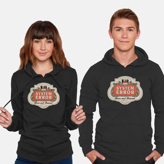System Error Beer Not Found-Unisex-Pullover-Sweatshirt-NMdesign