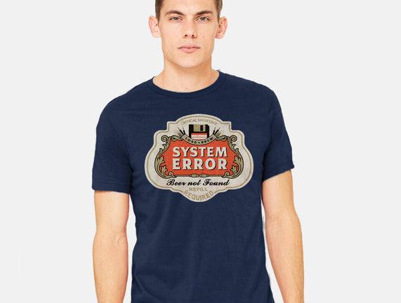 System Error Beer Not Found