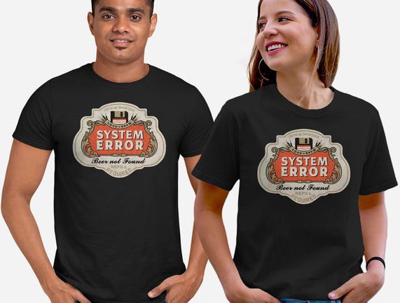 System Error Beer Not Found