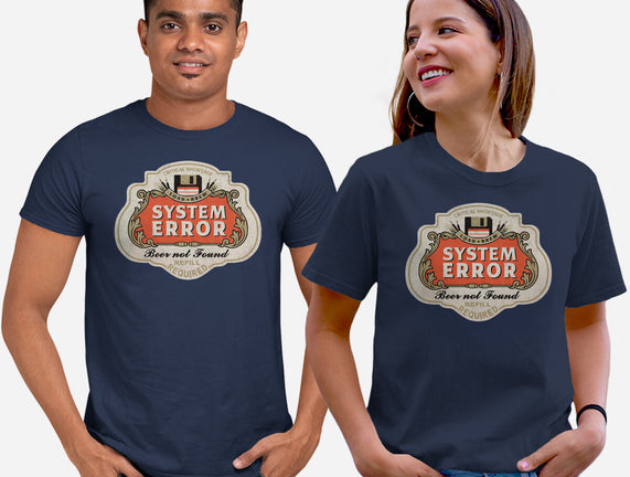 System Error Beer Not Found
