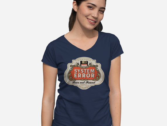 System Error Beer Not Found