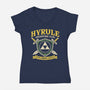 Hyrule Adventure Club-Womens-V-Neck-Tee-NMdesign