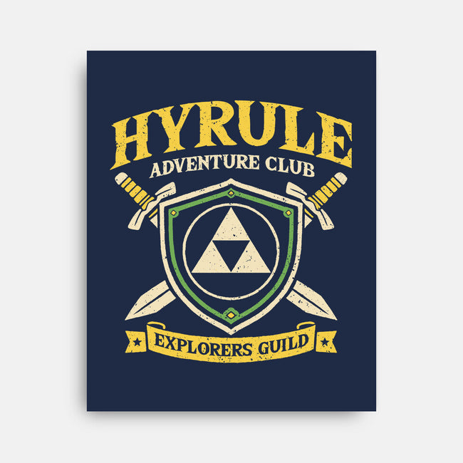 Hyrule Adventure Club-None-Stretched-Canvas-NMdesign