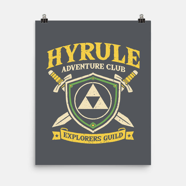 Hyrule Adventure Club-None-Matte-Poster-NMdesign