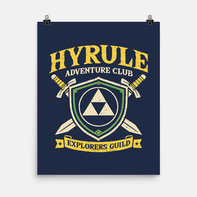 Hyrule Adventure Club-None-Matte-Poster-NMdesign