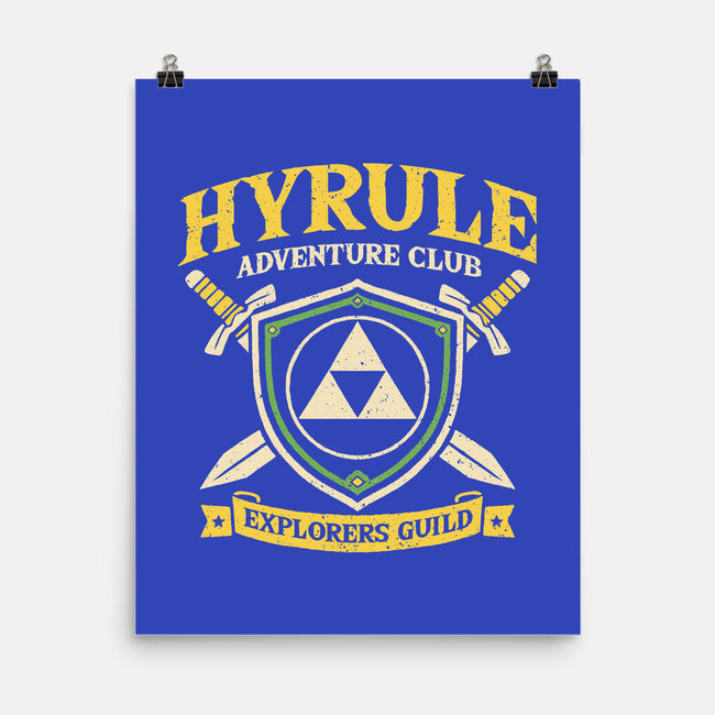 Hyrule Adventure Club-None-Matte-Poster-NMdesign