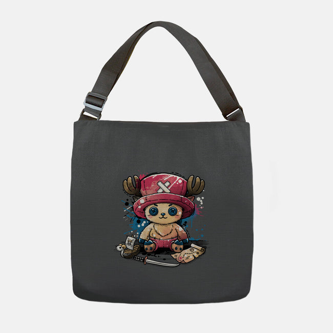 Reindeer Doctor Plush-None-Adjustable Tote-Bag-NemiMakeit