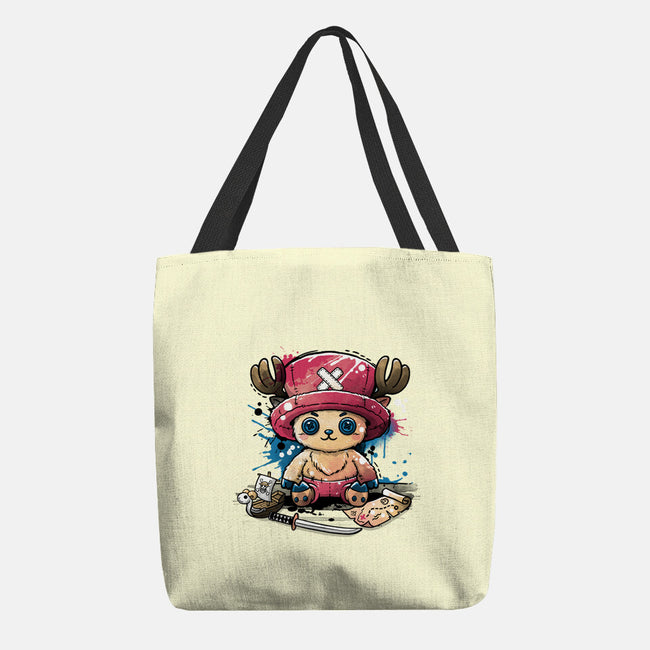 Reindeer Doctor Plush-None-Basic Tote-Bag-NemiMakeit