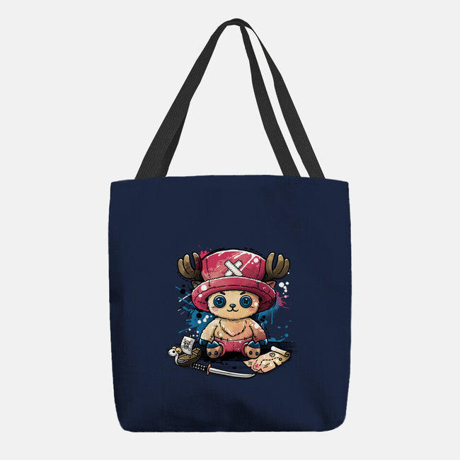 Reindeer Doctor Plush-None-Basic Tote-Bag-NemiMakeit