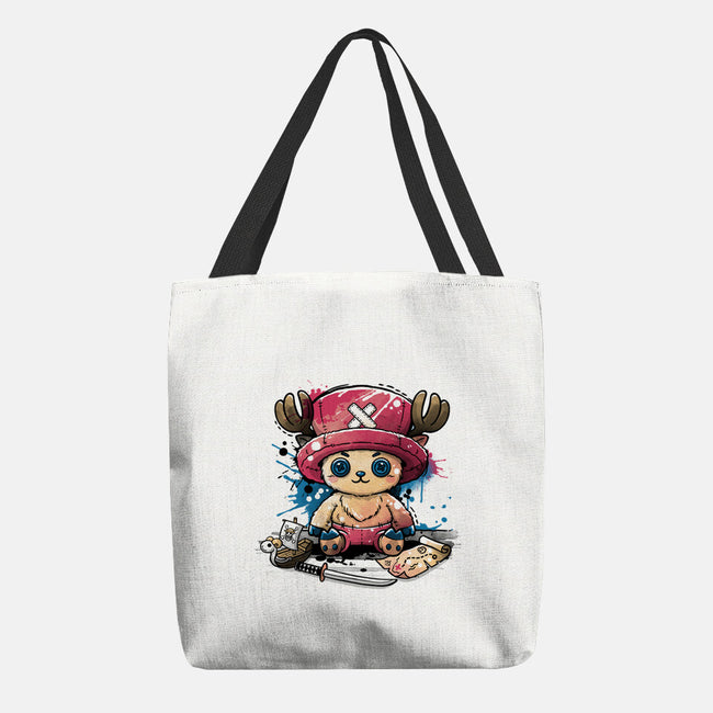 Reindeer Doctor Plush-None-Basic Tote-Bag-NemiMakeit