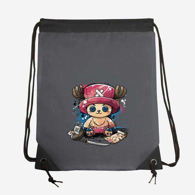 Reindeer Doctor Plush-None-Drawstring-Bag-NemiMakeit