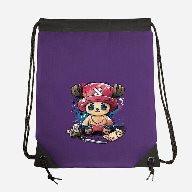 Reindeer Doctor Plush-None-Drawstring-Bag-NemiMakeit
