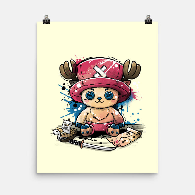 Reindeer Doctor Plush-None-Matte-Poster-NemiMakeit