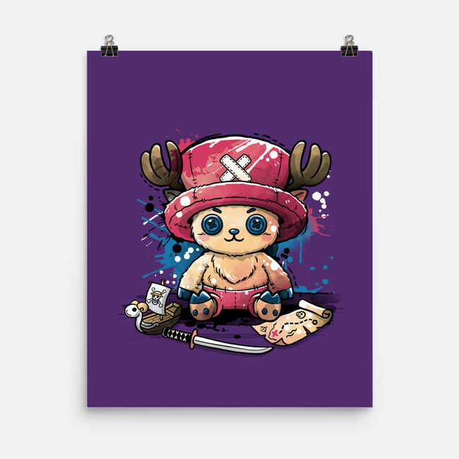 Reindeer Doctor Plush-None-Matte-Poster-NemiMakeit
