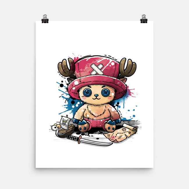 Reindeer Doctor Plush-None-Matte-Poster-NemiMakeit
