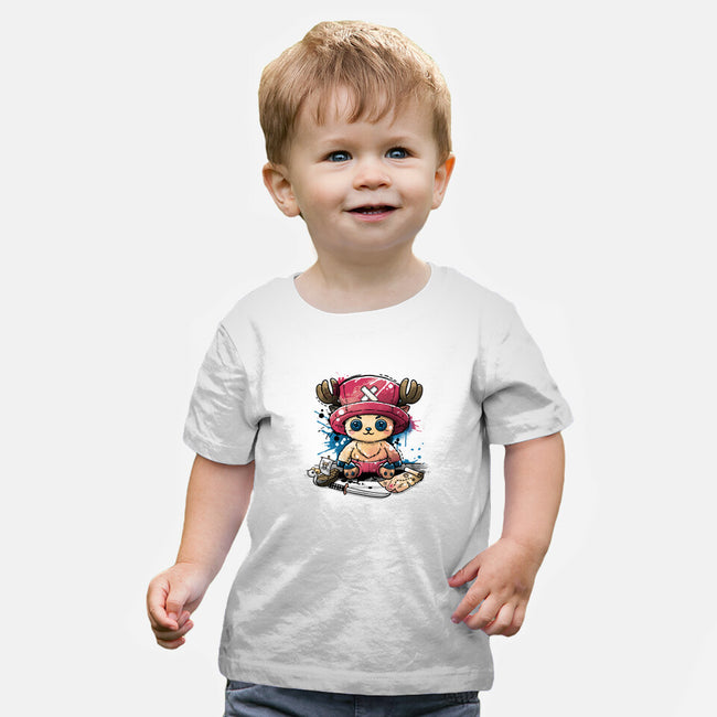 Reindeer Doctor Plush-Baby-Basic-Tee-NemiMakeit