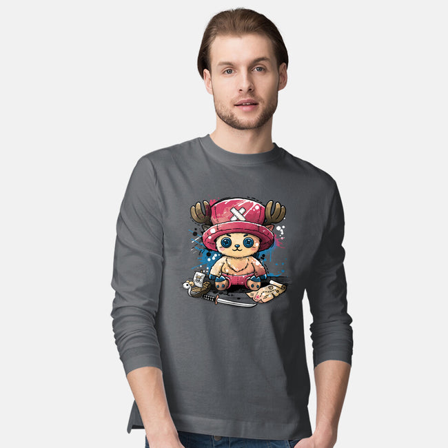 Reindeer Doctor Plush-Mens-Long Sleeved-Tee-NemiMakeit