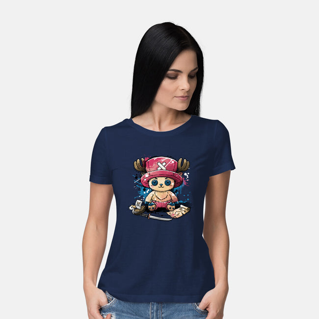 Reindeer Doctor Plush-Womens-Basic-Tee-NemiMakeit