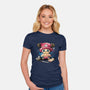 Reindeer Doctor Plush-Womens-Fitted-Tee-NemiMakeit