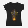 My Heart-Womens-V-Neck-Tee-nickzzarto