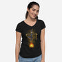 My Heart-Womens-V-Neck-Tee-nickzzarto