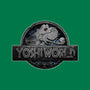 Green Dino World-Mens-Heavyweight-Tee-Samuel