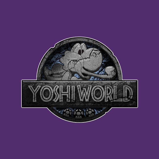 Green Dino World-Mens-Basic-Tee-Samuel